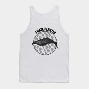 I hate Plastic - Whale Tank Top